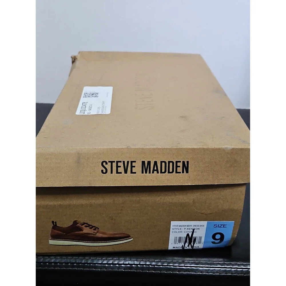 Sz 9 - Steve Madden P-Kenson Hybrid Derby Shoes Brown
